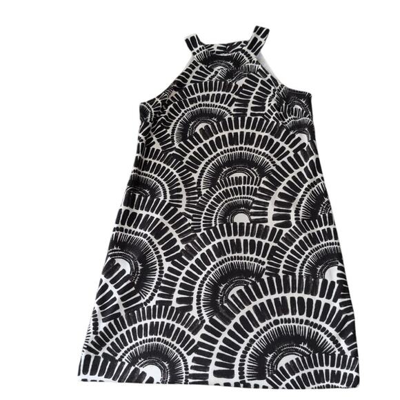 Trina Turk Aptos 2 Printed Mini Dress Black & White Size Medium - Picture 2 of 4